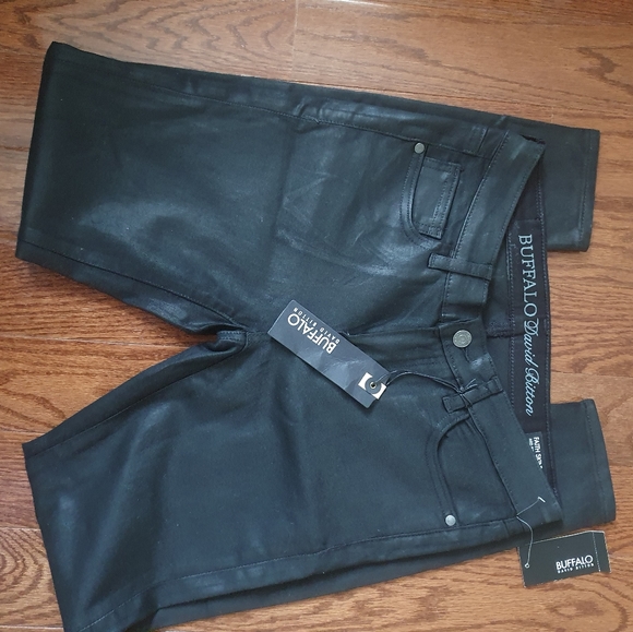BUFFALO David Bitton Black Mid Rise Jeans - Picture 3 of 5